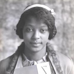 Velma Bell Hamilton's freshman identification photo, 1926